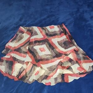 Lauren Ralph Lauren Multicolor Geometric Skirt